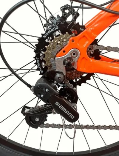 Bicicleta Fox Aro 29 Freio Hidráulico MTB 21v - Lotus - Laranja - Image 4